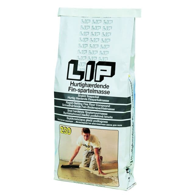GOLVSPACKEL LIP 230 SNABB FINSPACKEL 15KG | Beijerbygg Byggmaterial