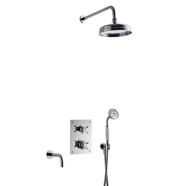 DUSCHBLANDARE BOX 0368 CLASSIC TERMOSTAT INBYGGNAD KROM | Beijerbygg Byggmaterial