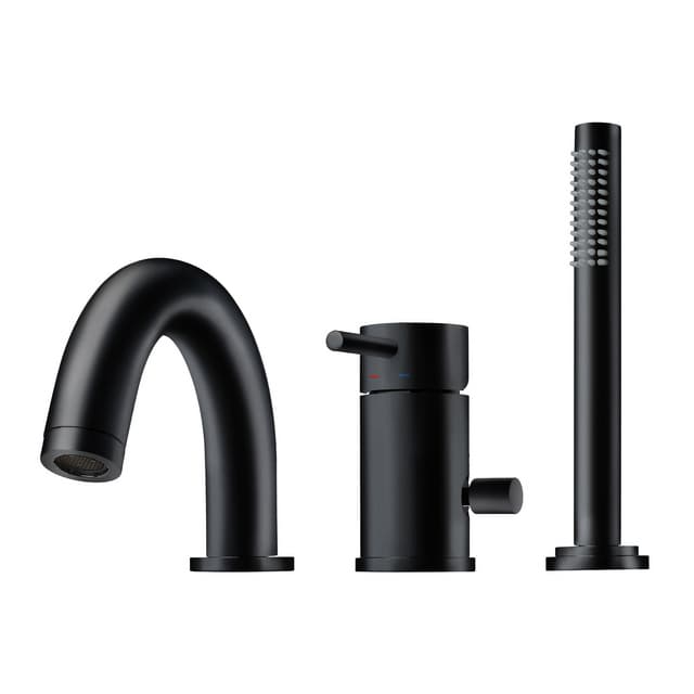 BADKARSBLANDARE BI047 SARGMONTERAD MATTSVART | Beijerbygg Byggmaterial