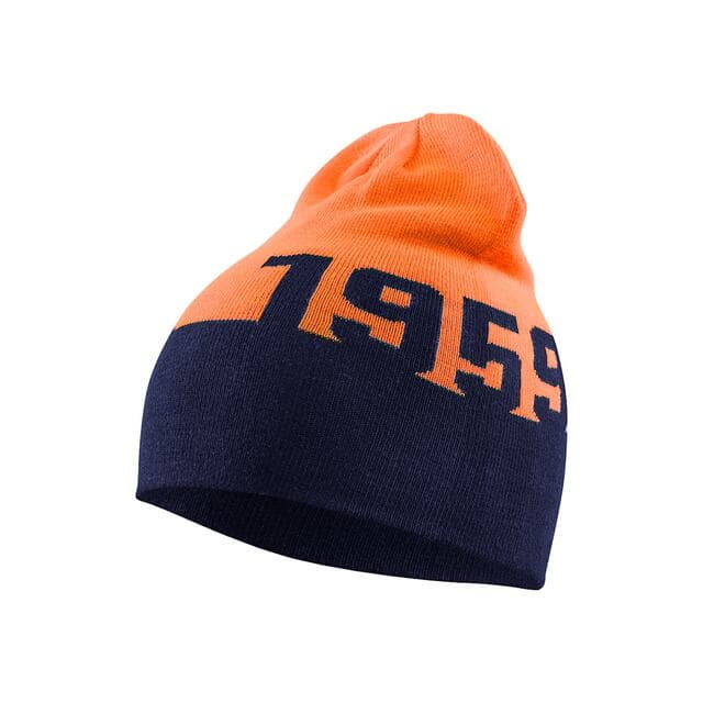 BEANIE 2057 0000 BARN MARINBLÅ/VARSELORANGE ONESIZE | Beijerbygg Byggmaterial