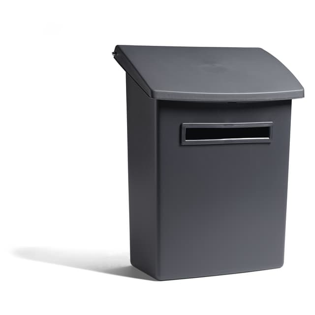 POSTLÅDA 555 PLAST MÖRKGRÅ | Beijerbygg Byggmaterial