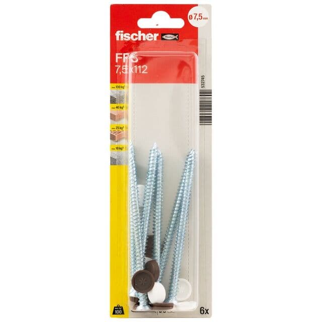 BETONGSKRUV M HUVUD K 7,5X112 6ST | Beijerbygg Byggmaterial