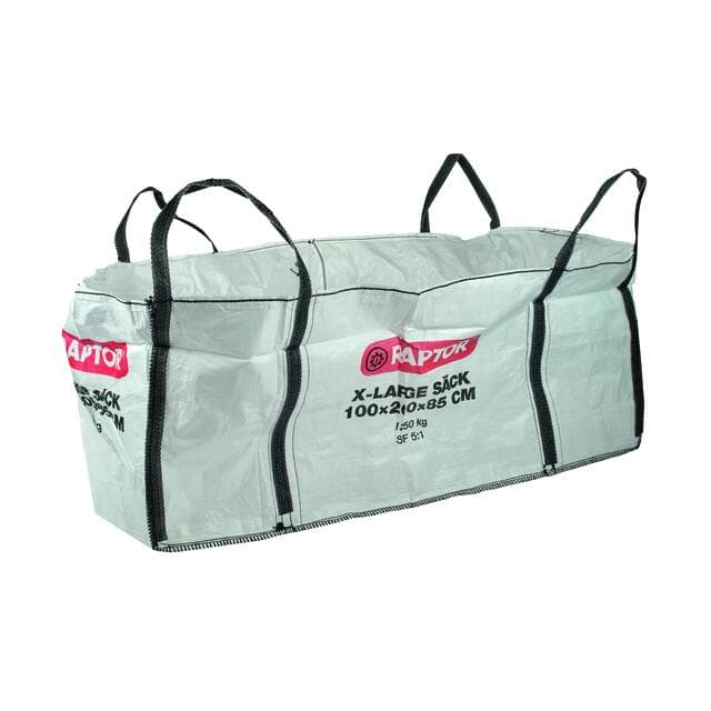 X-LARGE RAPTOR STORSÄCK 85X200X100CM 1250KG | Beijerbygg Byggmaterial