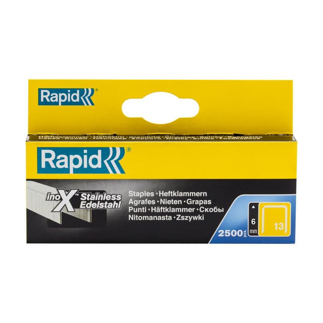 HÄFTKLAMMER 13/6 SS 2500ST/FRP ROSTFRI | Beijerbygg Byggmaterial