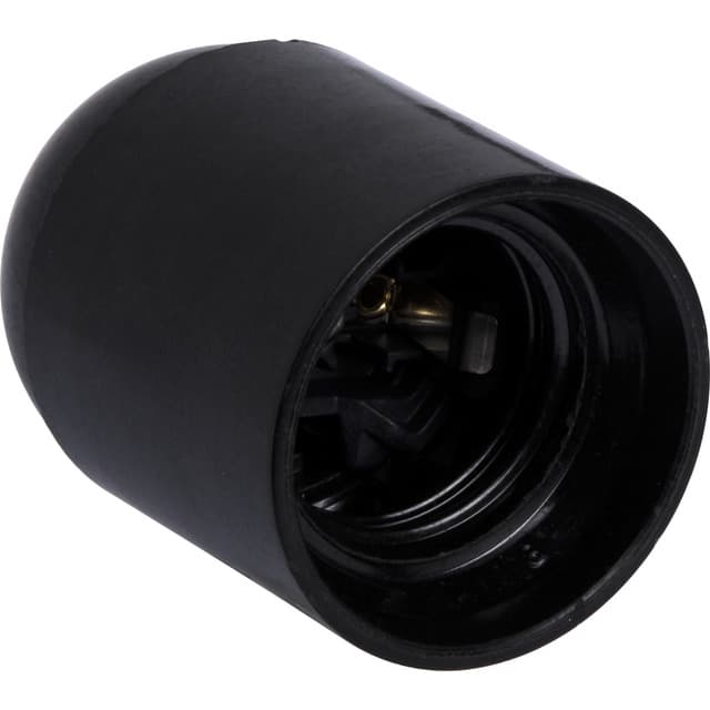 LAMPHÅLLARE E27 SV SLÄT | Beijerbygg Byggmaterial