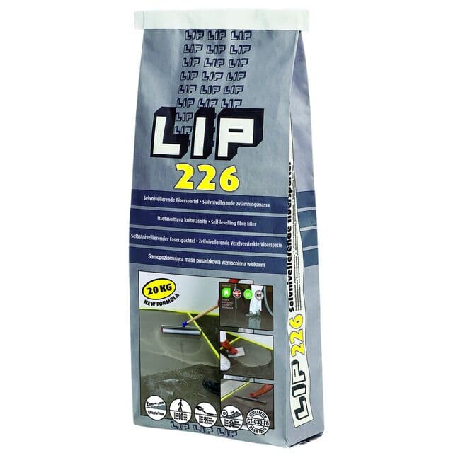 AVJÄMNINGSMASSA LIP 226 FIBERSPACKEL 20KG | Beijerbygg Byggmaterial