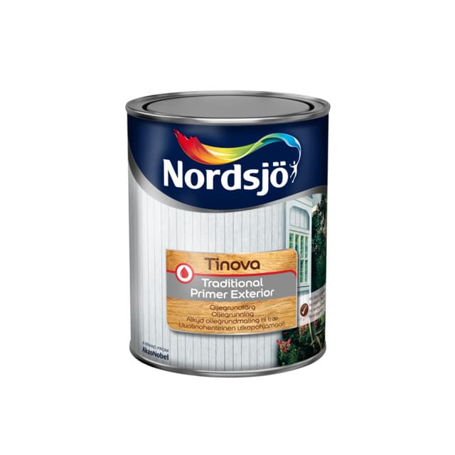 UTEGRUNDFÄRG TINOVA VIT 1L EXTERIOR TRAD PRIMER | Beijerbygg Byggmaterial