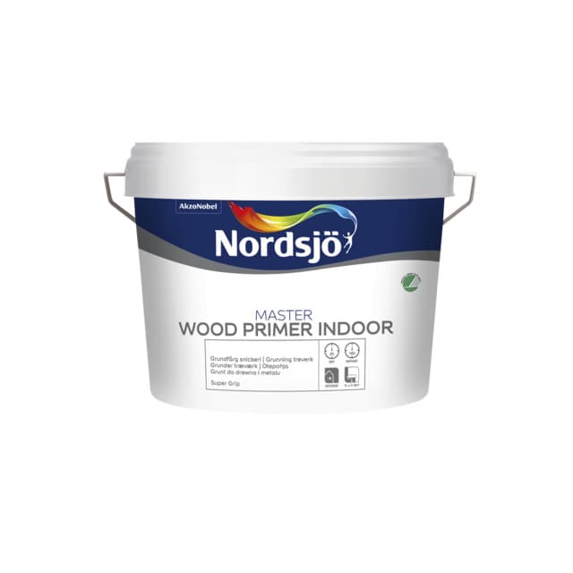 GRUNDFÄRG MASTER WOOD PRIMER NORDSJÖ INOMHUS 2,5L | Beijerbygg Byggmaterial