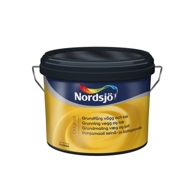 GRUNDFÄRG ORIGINAL VÄGG&TAK BW NORDSJÖ INOMHUS 10L | Beijerbygg Byggmaterial