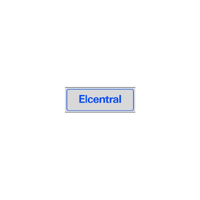 SKYLT 389850 SYMBOLSKYLT ELCENTRAL 225X80MM | Beijerbygg Byggmaterial