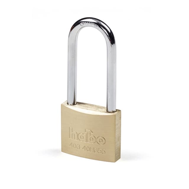 HÄNGLÅS HABO 403-40HB55 MÄSSING SB | Beijerbygg Byggmaterial