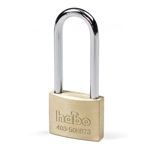 HÄNGLÅS HABO 403-50HB73 MÄSSING SB | Beijerbygg Byggmaterial