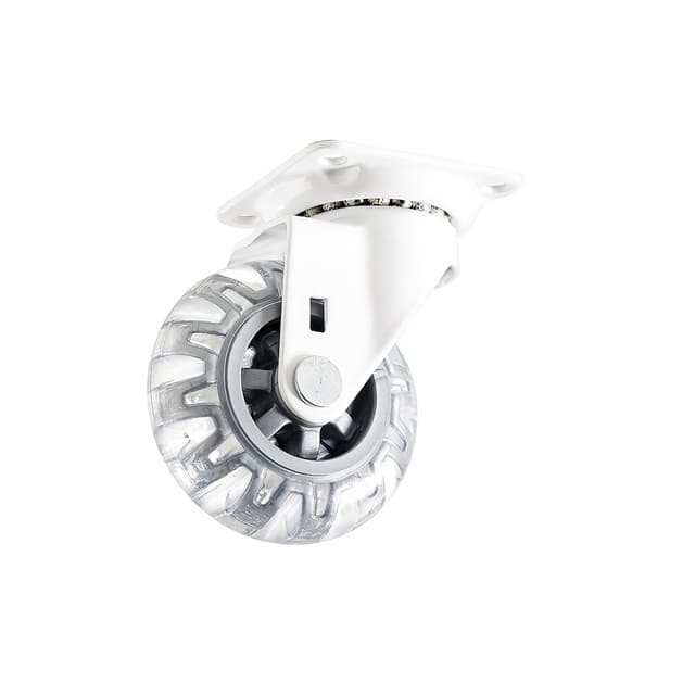 MÖBELHJUL 4107 MED PLATTA VIT | Beijerbygg Byggmaterial