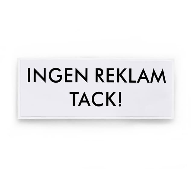 DEKAL 796 INGEN REKLAM VIT SB | Beijerbygg Byggmaterial