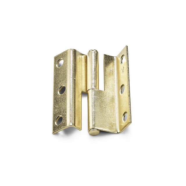 LYFTGÅNGJÄRN 5006 55MM VÄNSTER MÄSSING 2ST/FRP INKL SKRUV | Beijerbygg Byggmaterial