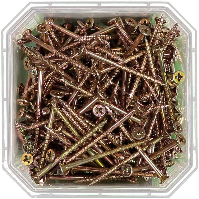 LISTSKRUV 3,4X45 GULKROM 250ST                 406405 | Beijerbygg Byggmaterial