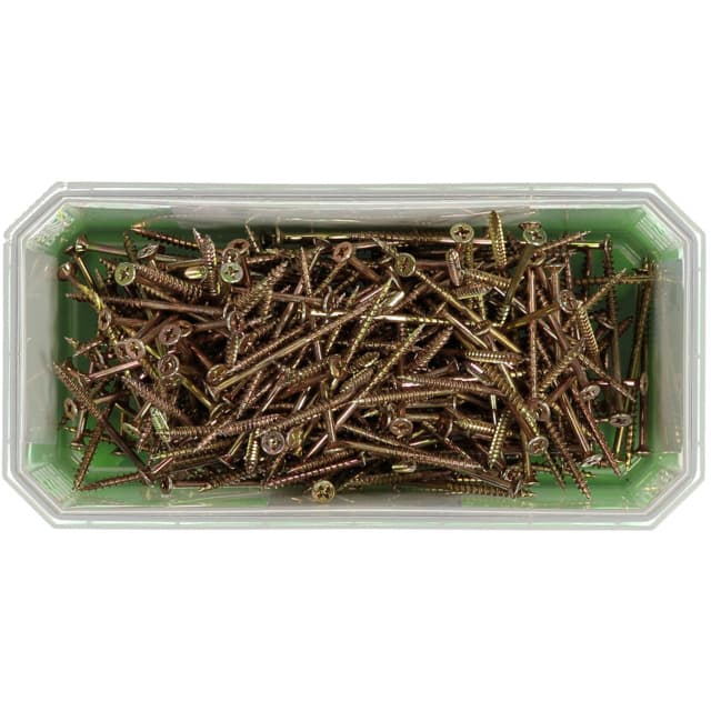 LISTSKRUV 3,4X55 GULKROM 250ST                 406405 | Beijerbygg Byggmaterial