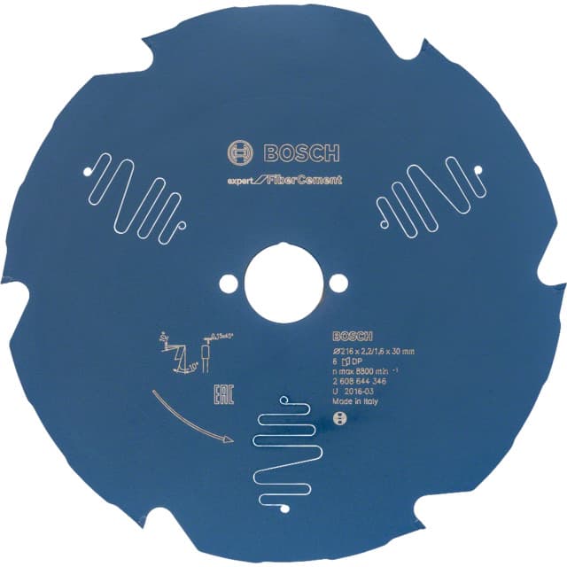 CIRKELSÅGKLINGA EXP FIBER CE 6T 216X30X2,2MM | Beijerbygg Byggmaterial