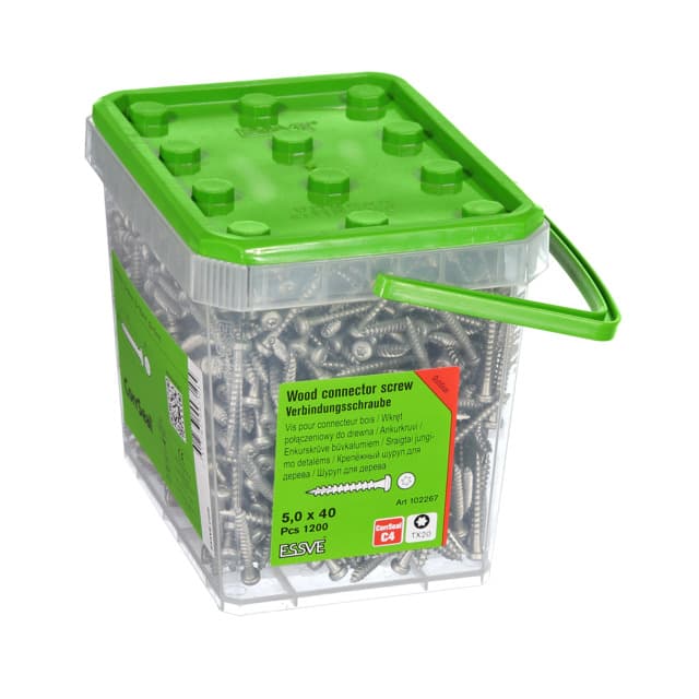 ANKARSKRUV CORRSEAL 5,0X40 1200ST/HINK TX20 FIBERCUT | Beijerbygg Byggmaterial