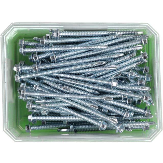 BYGGPLÅTSSKRUV 6,3X100 FZB 100ST                 441202 | Beijerbygg Byggmaterial