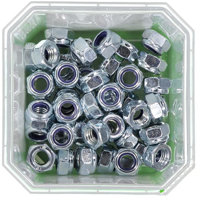 LÅSMUTTER LÅG D985 FZB M8 50ST | Beijerbygg Byggmaterial