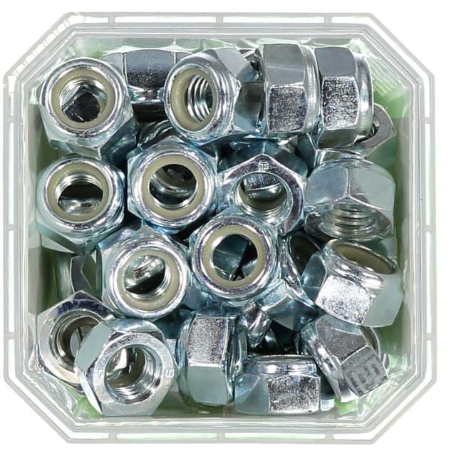 LÅSMUTTER LÅG D985 FZB M12 50ST | Beijerbygg Byggmaterial