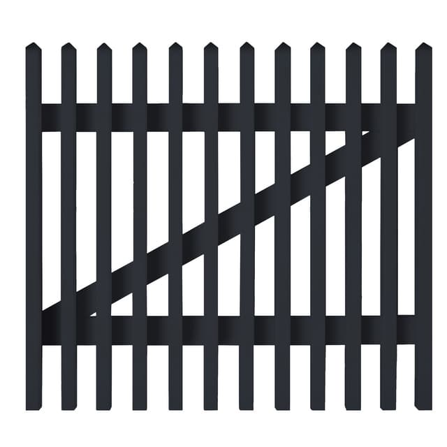 GRIND LINNEA 2 SVART 100X90CM | Beijerbygg Byggmaterial