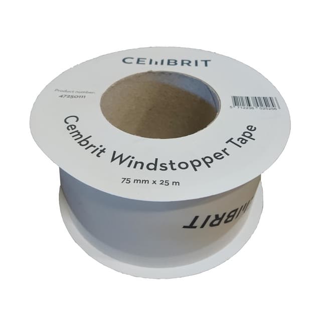TAPE WINDSTOPPER SWISSPEARL 75MM 25M | Beijerbygg Byggmaterial