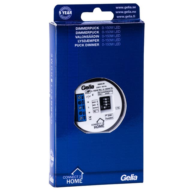 DIMMERPUCK 3-TRÅD LED 0-150W CONNECT 2 HOME | Beijerbygg Byggmaterial