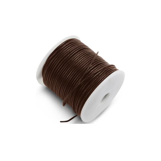 SKOSNÖRE LEATHER STRAP BROWN 50 METER | Beijerbygg Byggmaterial