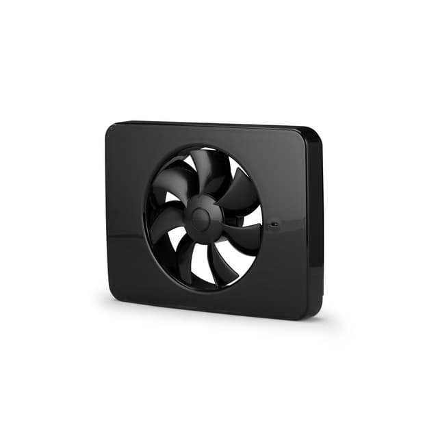 BADRUMSFLÄKT FRESH INTELLIVENT S SVART | Beijerbygg Byggmaterial