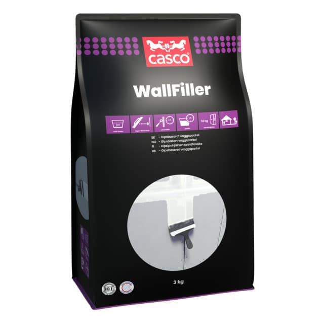 VÄGGSPACKEL WALLFILLER CASCO 3KG | Beijerbygg Byggmaterial
