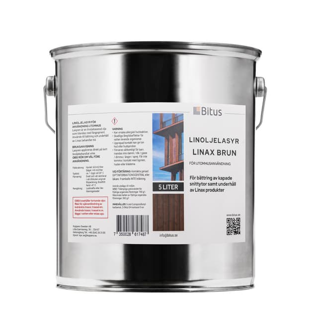 OLJA LINAX BRUN 5L | Beijerbygg Byggmaterial