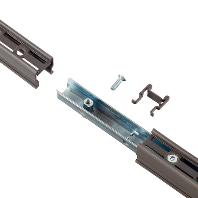 ADAPTER FÖRLÄNGNINGSHÄNGSKENA MATTE WHITE OCH MATTE GREY | Beijerbygg Byggmaterial