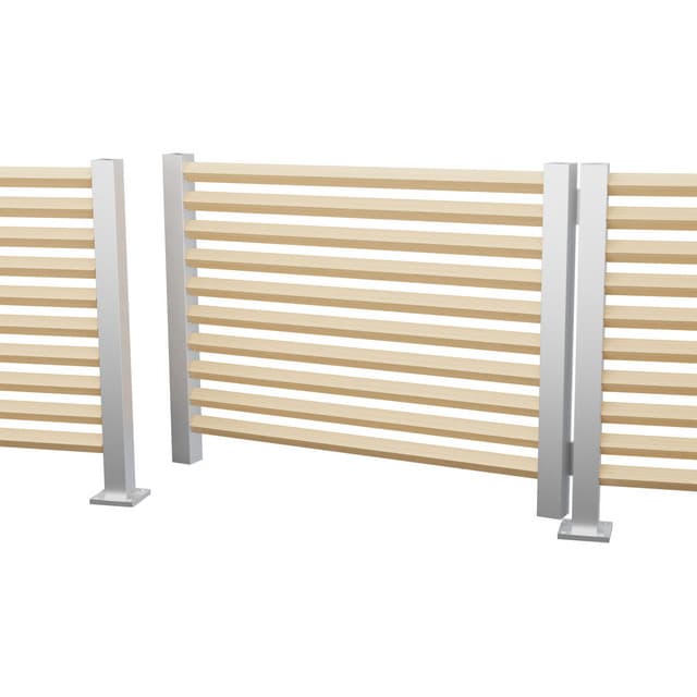 GRIND BOLMEN 995 NATUR STAKETSTOLPE ALUMINIUM | Beijerbygg Byggmaterial