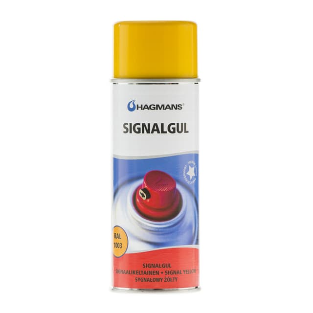 SPRAYFÄRG HAGMANS SIGNAGUL RAL 1003 | Beijerbygg Byggmaterial