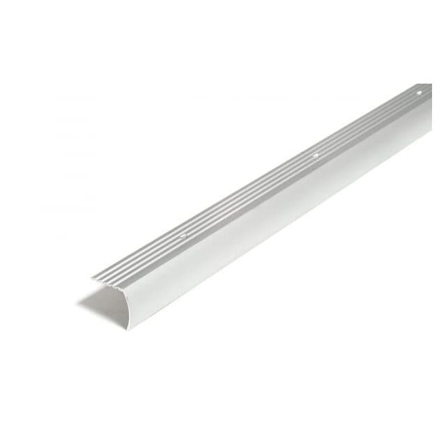 TRAPPKANTLIST 29X29MM SILVER 100CM INKLUSIVE SKRUV | Beijerbygg Byggmaterial