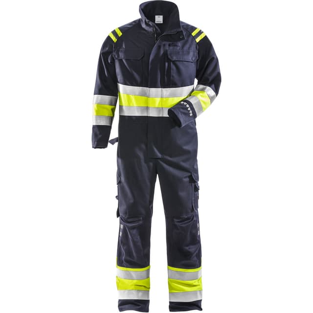 OVERALL 8174 FLAM KL1 ATHS VARSELGUL/MARINBLÅ STL M | Beijerbygg Byggmaterial