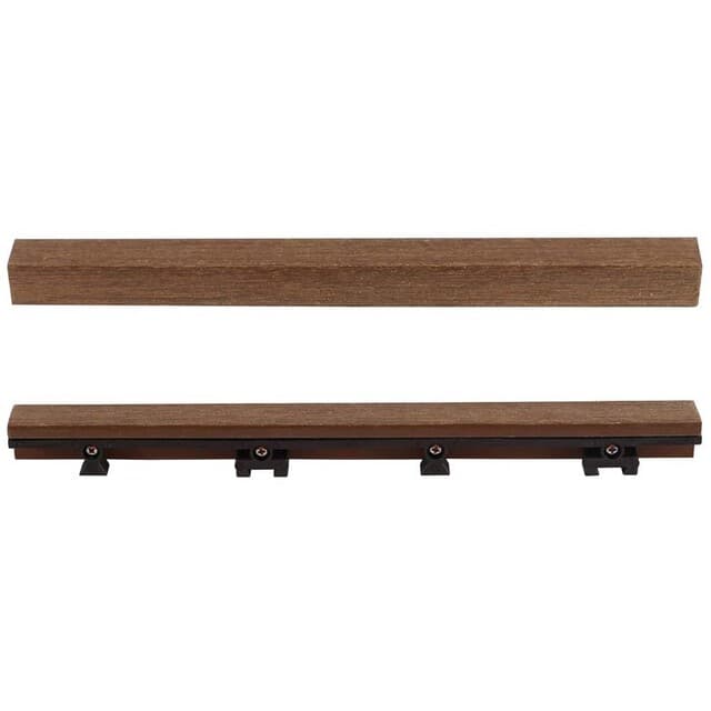 KANTLIST FÖR KOMPOSITTRALL INV HÖRN BRUN 30X2,5CM 2ST | Beijerbygg Byggmaterial