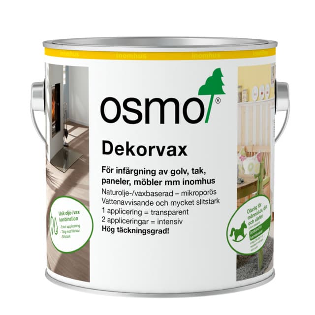DEKORVAX OSMO 3111 2,5LIT TRANSPARENT VIT | Beijerbygg Byggmaterial