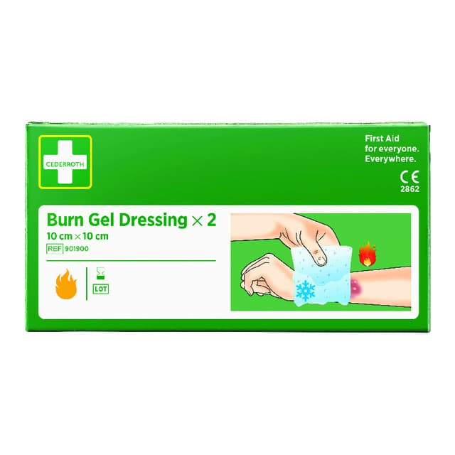 BRÄNNSKADEKOMPRESS  901900 CEDERROTH BURN GEL 10X10CM | Beijerbygg Byggmaterial