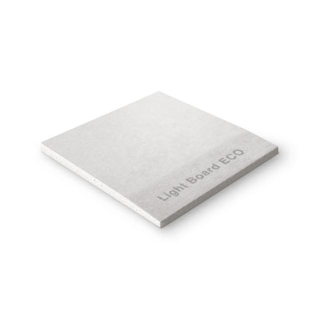 GIPSSKIVA LIGHT BOARD ECO 12,5X1200X3000MM | Beijerbygg Byggmaterial