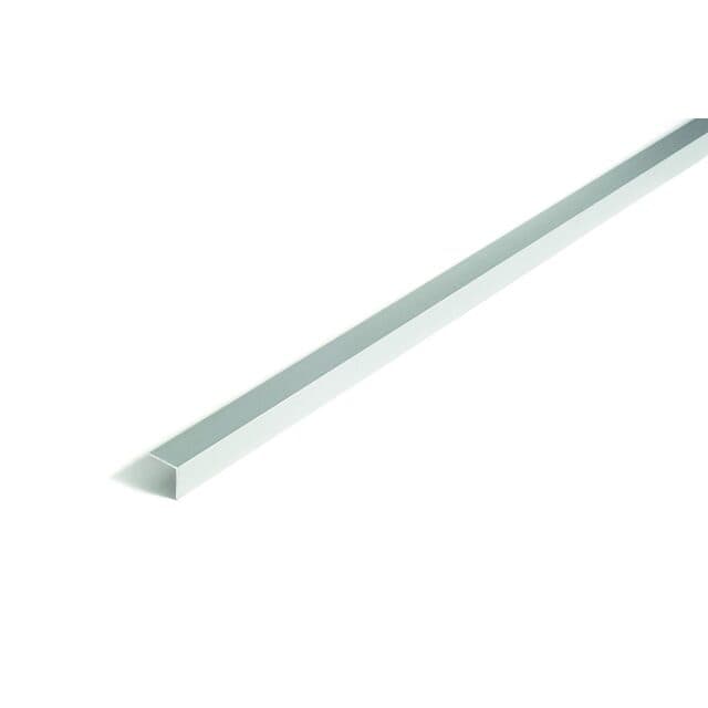 L-LIST 15X10X2MM SILVER 1 METERS ALUMINIUM | Beijerbygg Byggmaterial