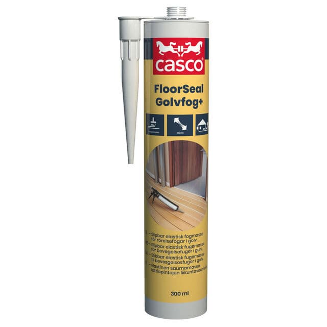 FOGMASSA GOLVFOG FLOORSEAL+ MÖRKT TRÄ 300ML | Beijerbygg Byggmaterial