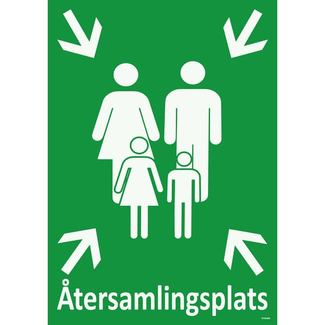 SKYLT UNIGRAPHICS ÅTERSAMLINGS PLATS ALUMINIUM 297X420MM | Beijerbygg Byggmaterial