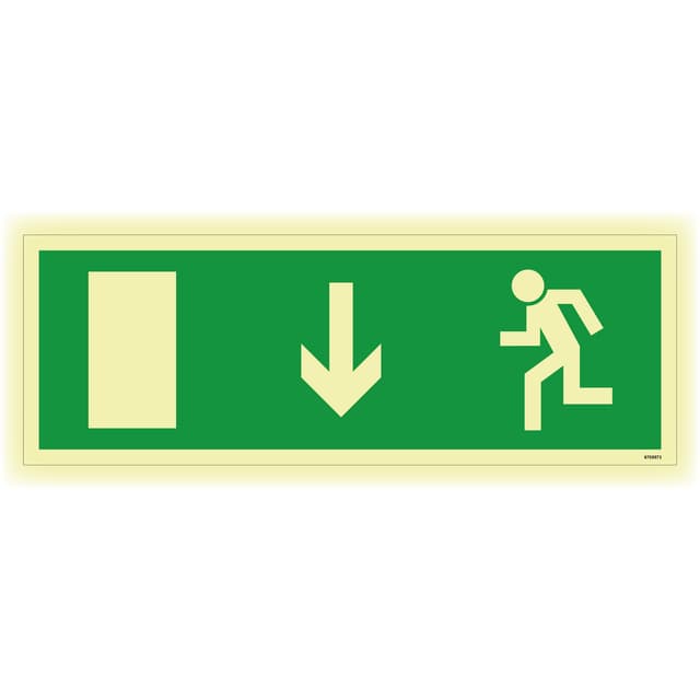 SKYLT UNIGRAPHICS UTRYMN PIL NED/GUBBE EFTERLY ALU 420X148 | Beijerbygg Byggmaterial