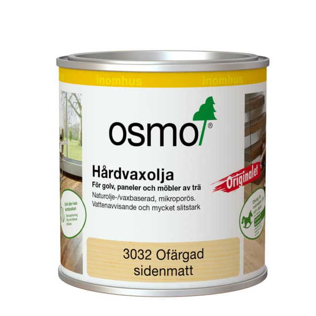 OSMO 3032 HÅRDVAXOLJA 0,375L SIDENMATT GLANS | Beijerbygg Byggmaterial