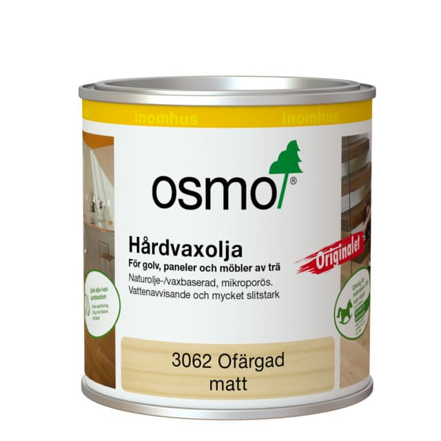 OSMO 3062 HÅRDVAX MATT 0,375L ORIGINALET MATT 0,375L | Beijerbygg Byggmaterial