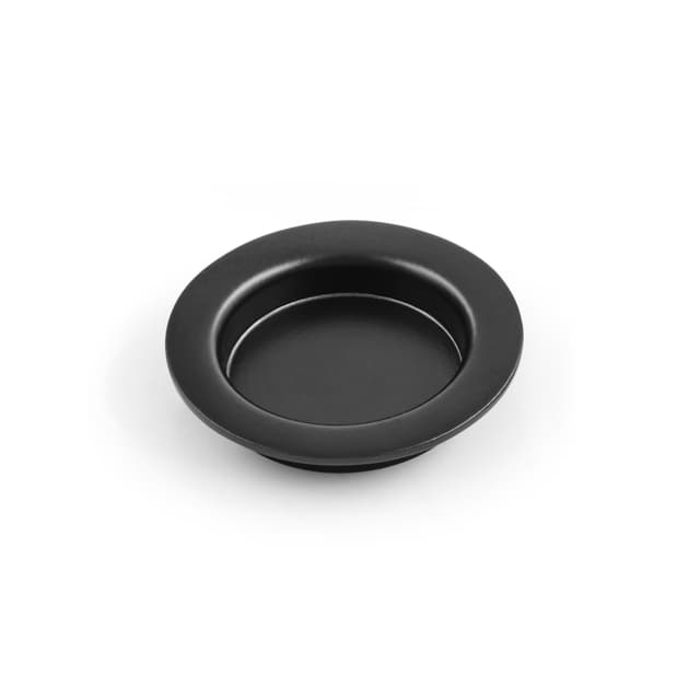 SKJUTDÖRRSHANDTAG 292 SVART D40MM 2ST | Beijerbygg Byggmaterial