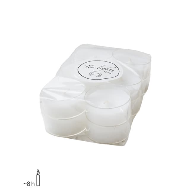 TEA LIGHTS VÄRMELJUS, 12-PACK | Beijerbygg Byggmaterial